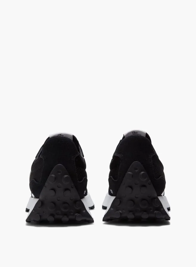 New Balance Men's Logo Detail Sneakers with Lace-Up Closure - 327