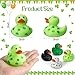 Jerify 96 Pcs 2 Inch St Patricks Day Rubber Ducks Bulk Holiday Rubber Ducks 4 Styles Shamrock Cruise Ducks Baby Shower Duck Bath Pool Birthday Irish Kids Gifts for Party Favors Accessories - Image 4