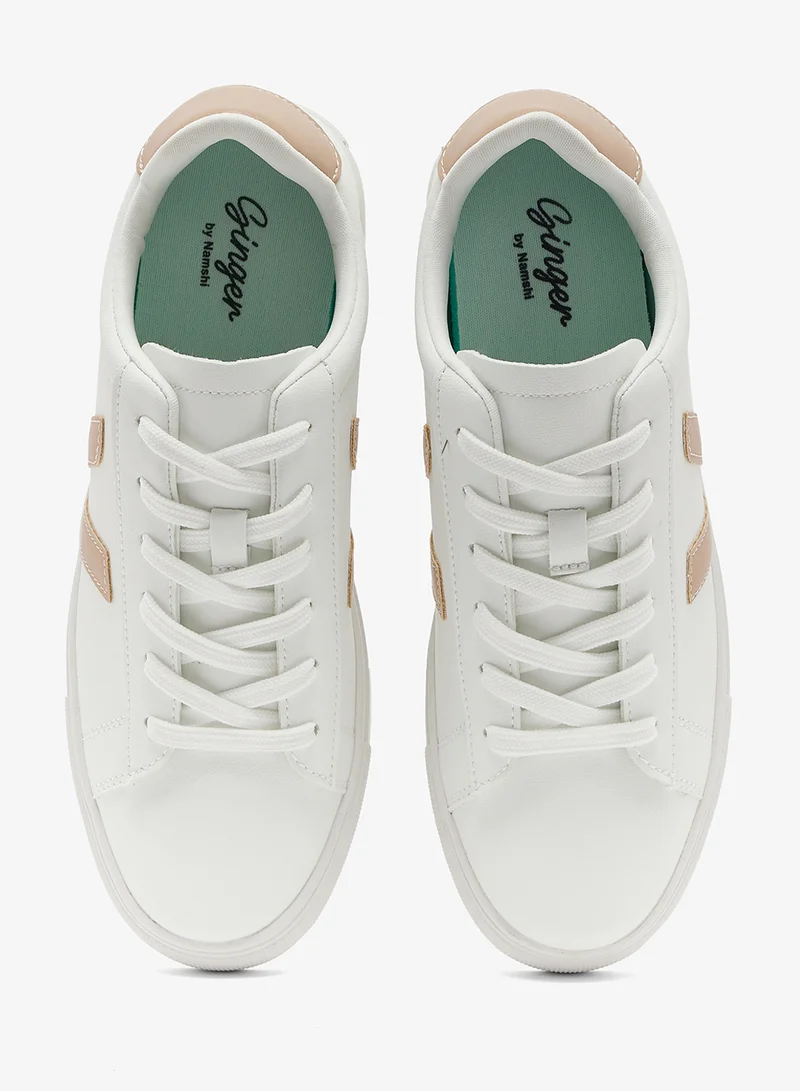جينجر Suede Court Sneakers