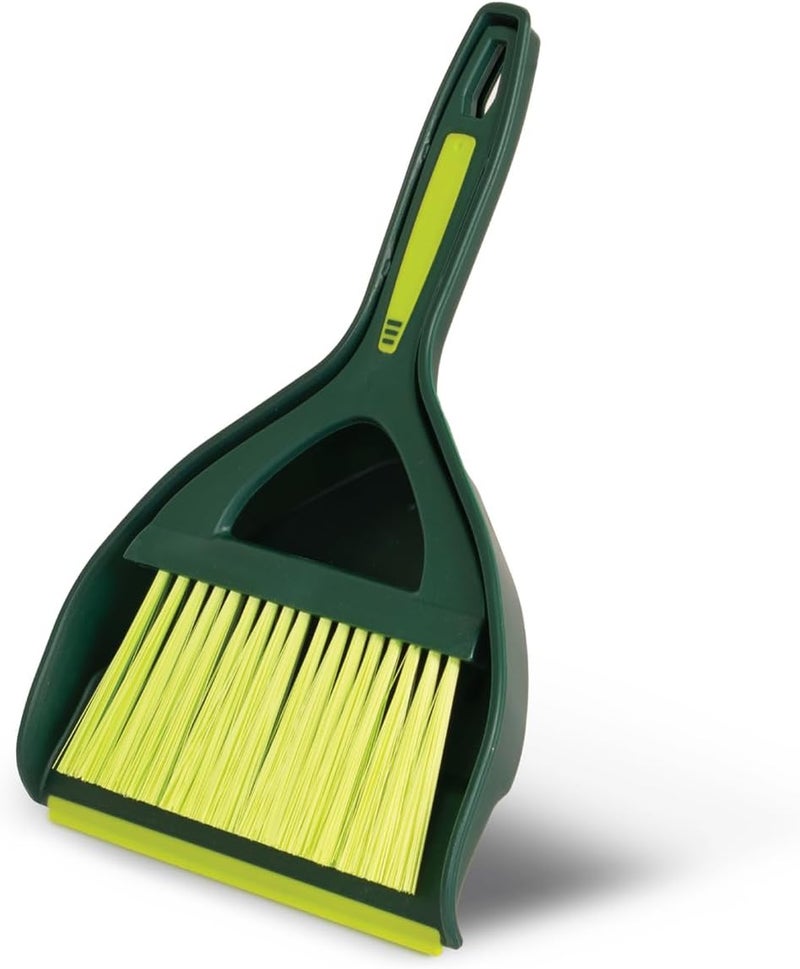 Pine Sol Mini Dustpan and Brush Set | Nesting Snap-On Design | Portable, Compact Dust Pan and Hand Broom for Cleaning, Green - Image 5