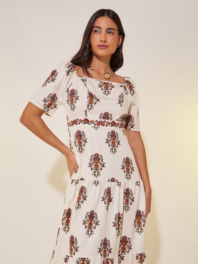 Take Two Floral Tiered Dress  - Image 3