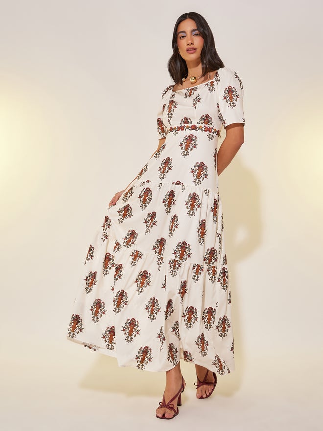 Take Two Floral Tiered Dress  - Image 1