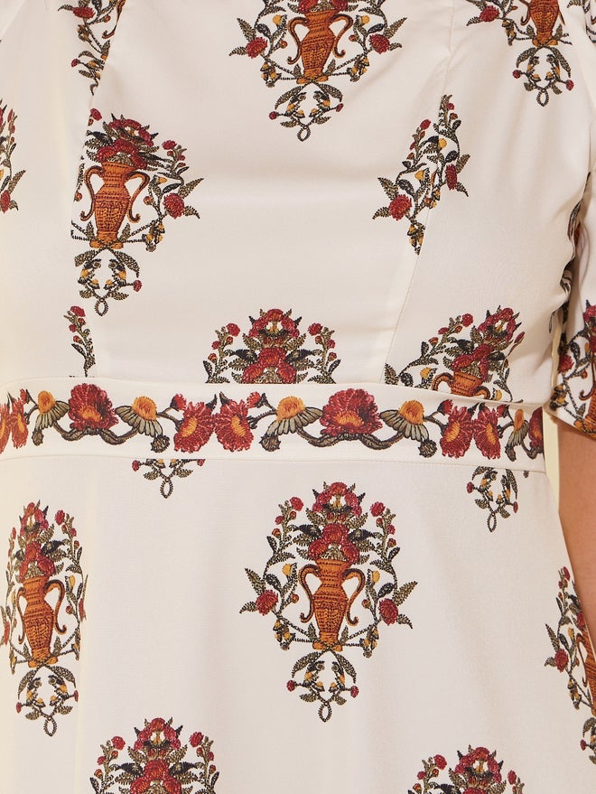Take Two Floral Tiered Dress  - Image 4