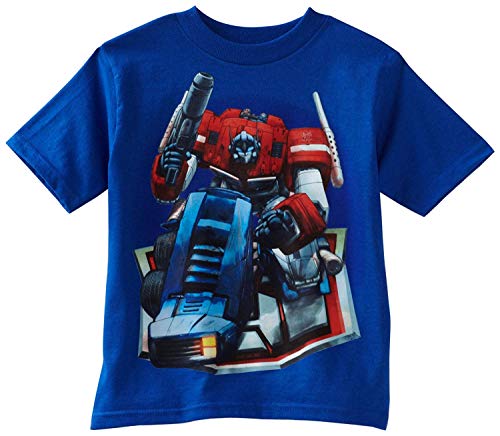 TRANSFORMERS تي شيرت أوبتيموس برايم للأطفال الصغار، أزرق ملكي، 4 - Image 1
