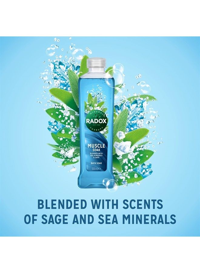 Radox Bath Muscle Soak (500ml x 2) - Image 4