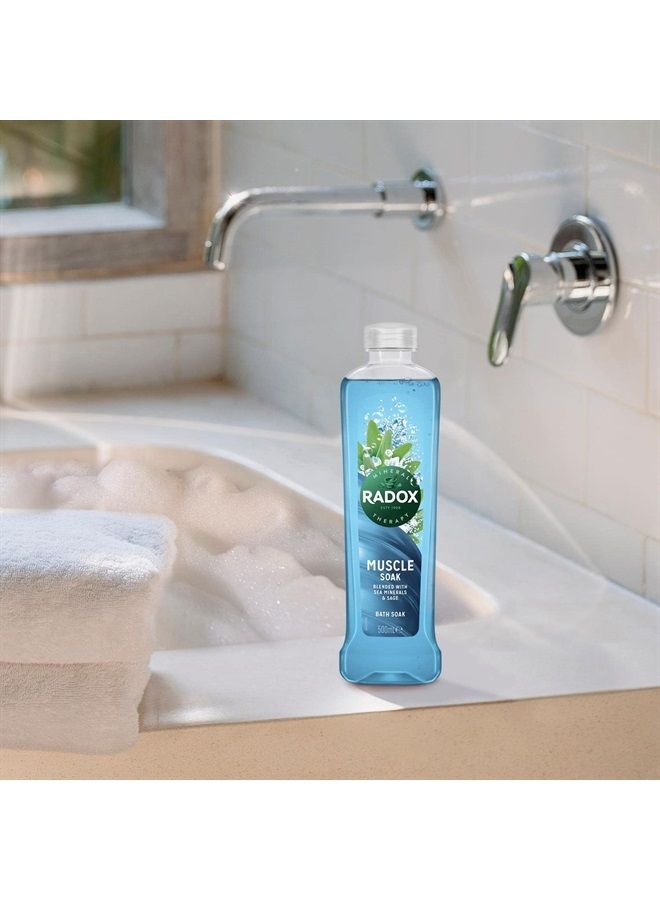 Radox Bath Muscle Soak (500ml x 2) - Image 5