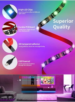 Toshonics 5M Bluetooth LED Strip Light RGB Sync Music Phone Control Colorful Rope For Home Decor Kitchen Bedroom Hotel Outdoor Car Garden Desktop TV Backlight Smart Illumination Flexible Lighting Solution  - Image 2