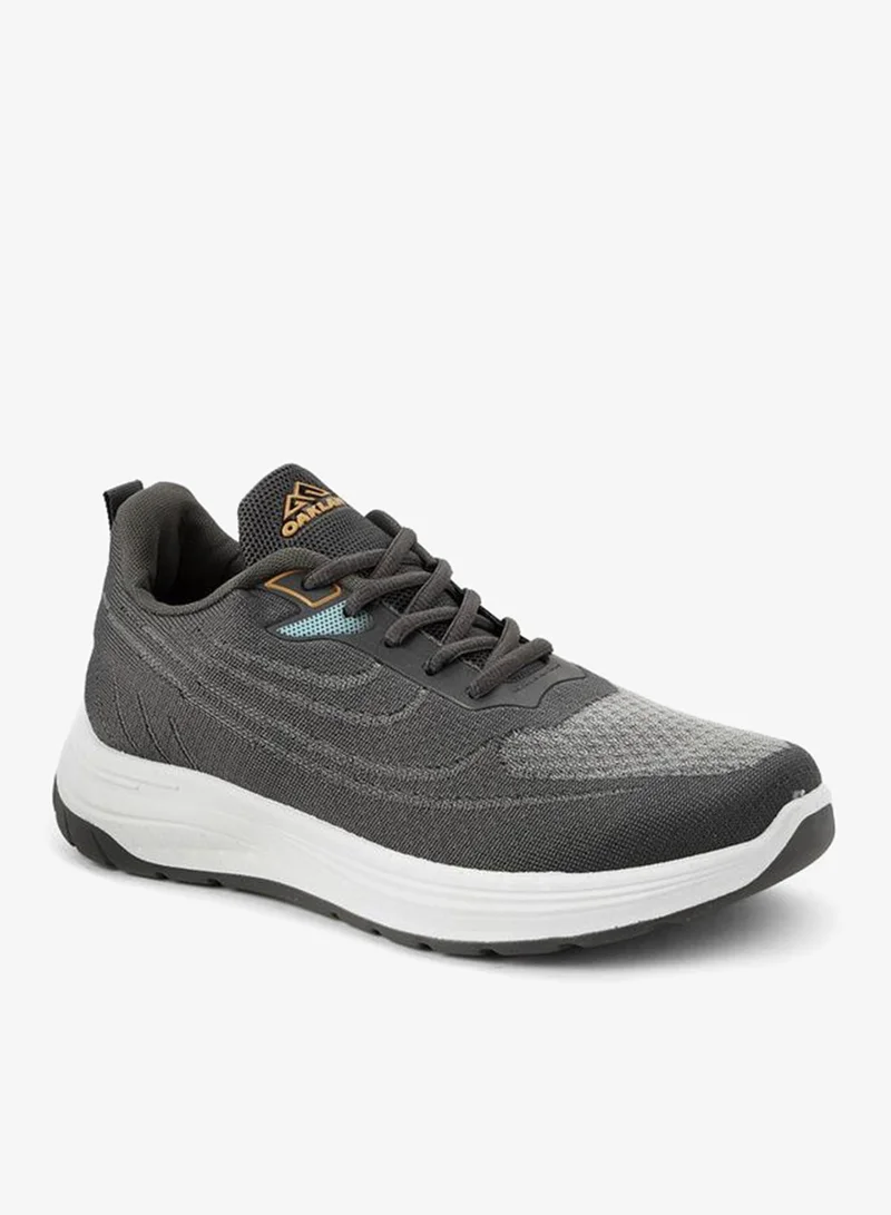 Oaklan by Shoexpress GREY Men Lace-Up Sports Shoes for Men | Best Price UAE
