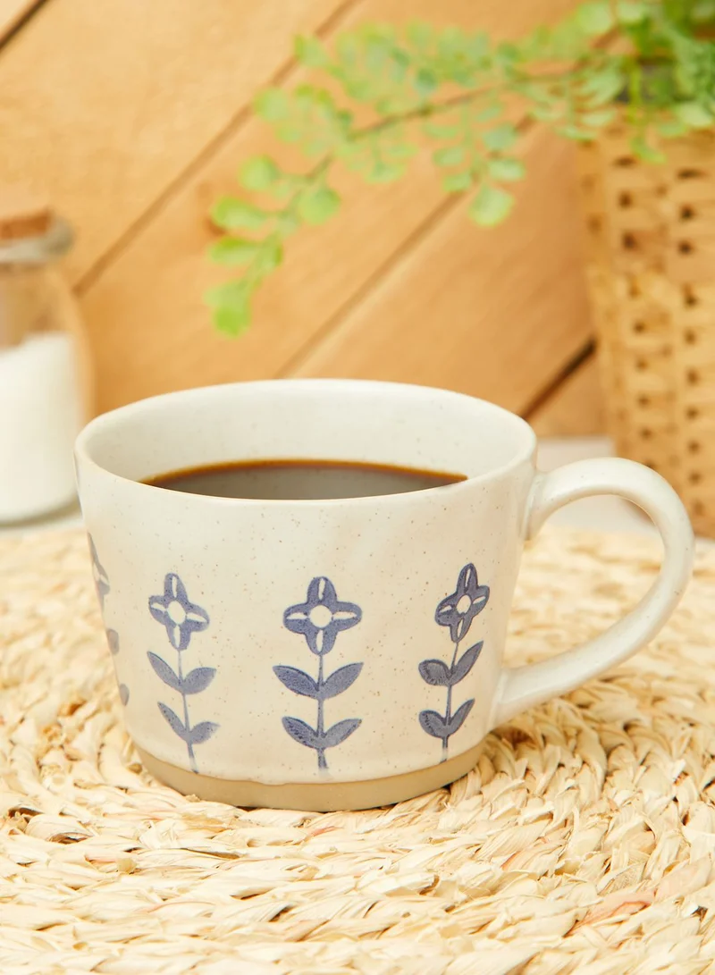 Noire Edit Floral Dipped Glaze Mug