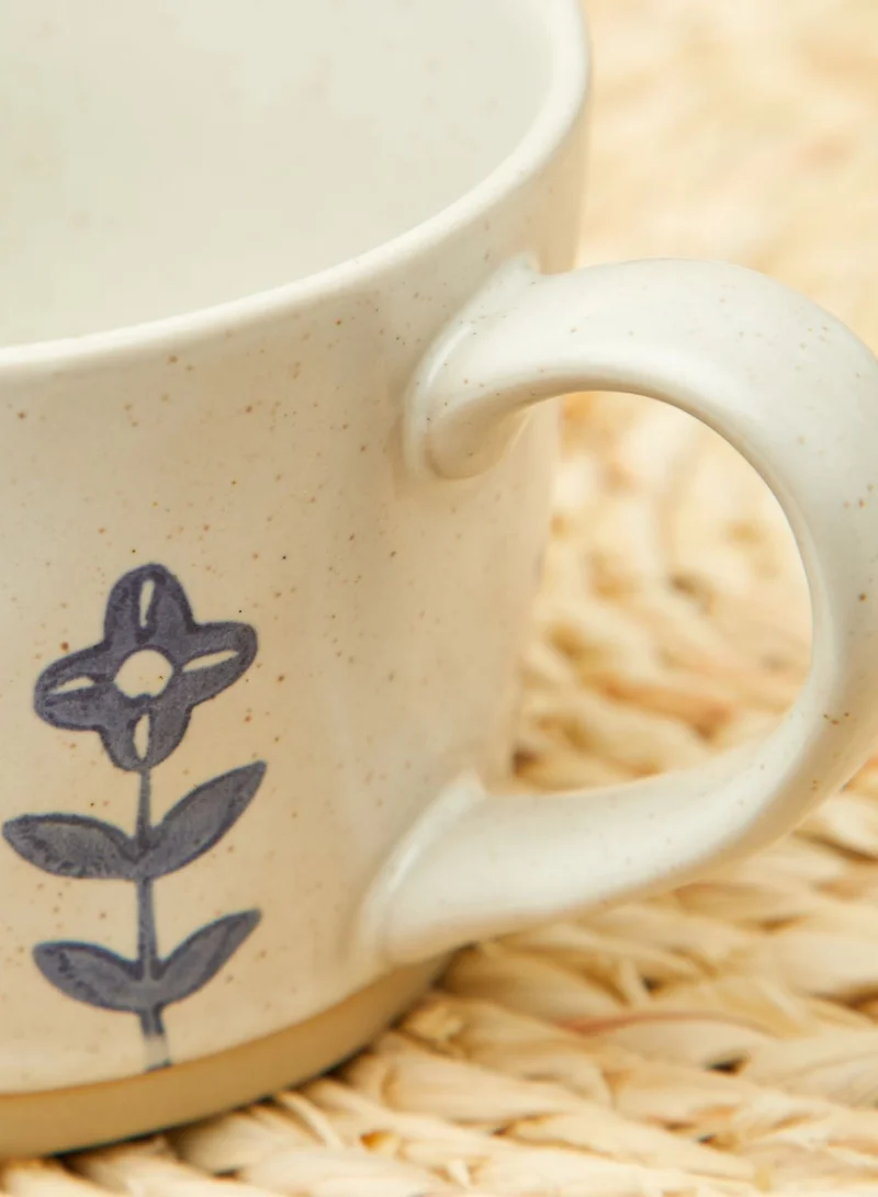 Noire Edit Floral Dipped Glaze Mug
