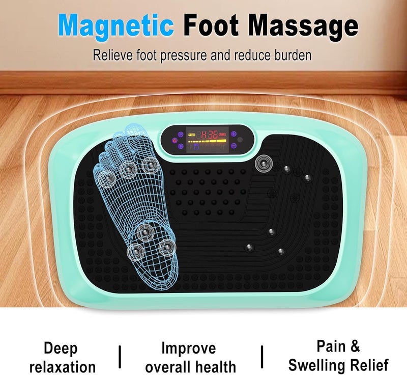 Hot Wave HOTWAVE Vibration Plate Exercise Machine for Lymphatic Drainage, Power Vibrating Plates Platform for Weight Loss - Whole Body Shaker Vibration Plate Machine Home Gym Shaping Fitness Workout - Image 5