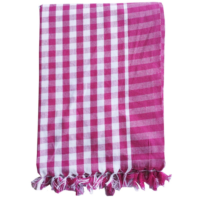 SAI PRASEEDA Handloom 100% Cotton Large Bath Towels_32 x 68 Inches_Multicolor_Pack of 4_with 3 Hand Kerchiefs SPTHK15 - Image 2