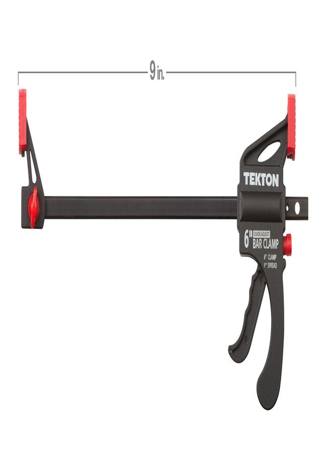 TEKTON 6 Inch Ratchet Bar Clamp / 9 Inch Spreader | 39180 - Image 4