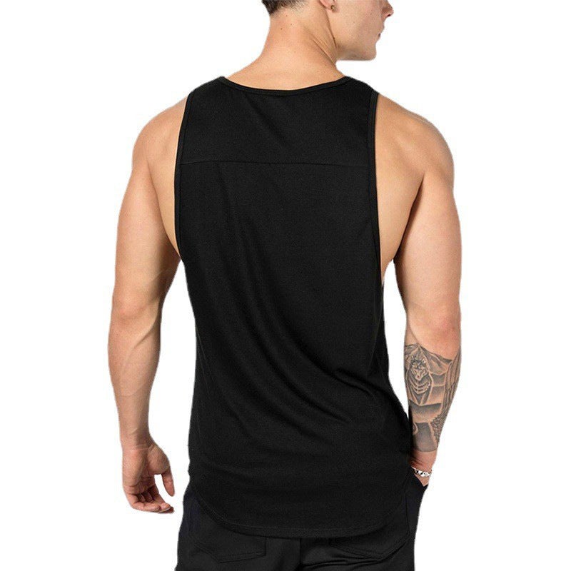 -style Fitness Waistcoat Sports Vest Summer Sweat-absorbent Breathable Base Shirt and Thin Training Clothes for Bodybuilding Muscles - Image 3