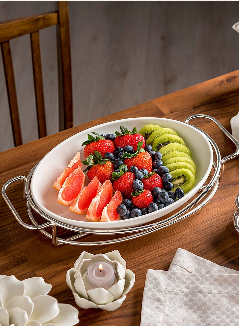 لا ميسا طبق تقديم مع حامل - Image 2