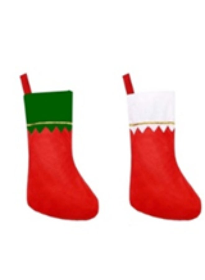 Loquat Christmas Stocking Bags Xmas Fireplace Hanging Socks Boots for Holiday Christmas Decoration