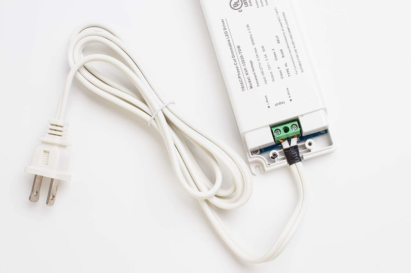 LEDupdates 12v UL Listed Class 2 30W Triac Dimmable Driver 100v - 277v AC Transformer Constant Voltage Power Supply for LED Strip Light Control by AC Wall Dimmer (12v 30w) - Image 4