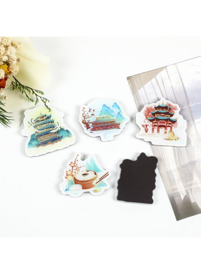 Acrylic Refrigerator Magnets Custom Magnetic Refrigerator Magnets Special-shaped Refrigerator Magnets Custom-made Three-dimensional High-value Diy Refrigerator Magnets-Color:Color  - Image 2