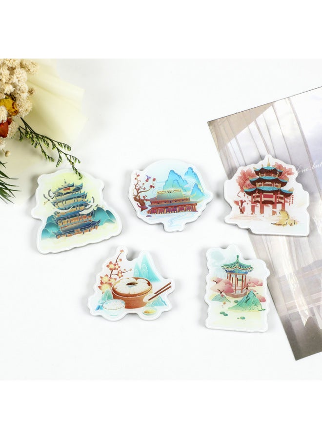 Acrylic Refrigerator Magnets Custom Magnetic Refrigerator Magnets Special-shaped Refrigerator Magnets Custom-made Three-dimensional High-value Diy Refrigerator Magnets-Color:Color  - Image 1