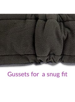 BEMBIKA 5 Layer Bamboo Charcoal Inserts With Gussets Liners Natures Cloth Diaper Liner, Wetfree Reusable Washable Cotton Diaper Nappy Inserts For Baby Cloth Diapers (Set Of 3)  - Image 5