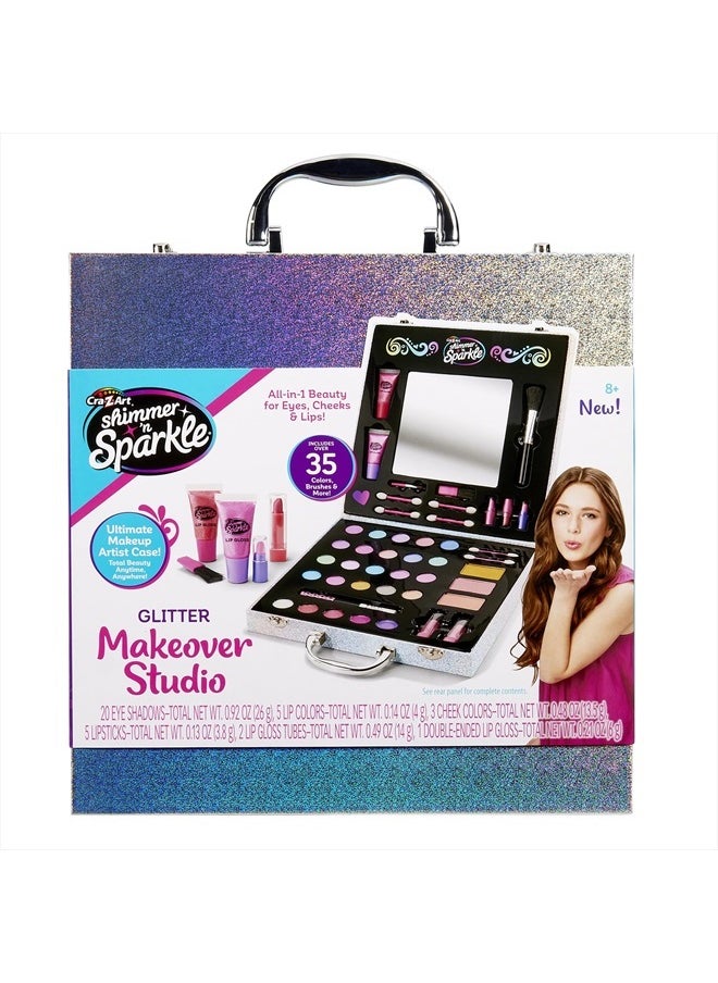 Shimmer 'n Sparkle Glitter Makeover Studio Beauty Kit – All-in-One Beauty for Eye, Cheeks and Lips for Ages 8 and Up - pzsku/Z039011AF7B97BA18F4FAZ/45/_/1741166099/483dc4ee-3847-4d96-9703-ceefc717b9ea