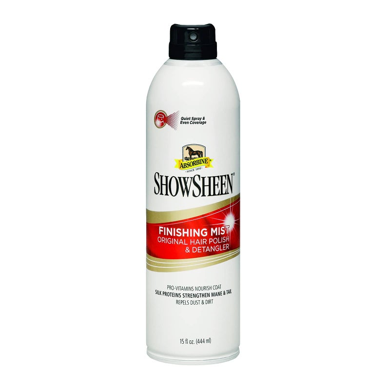 Absorbine ShowSheen Finishing Mist, Streak-Free Shine for Horses, Dogs, Livestock, 15oz - Image 1