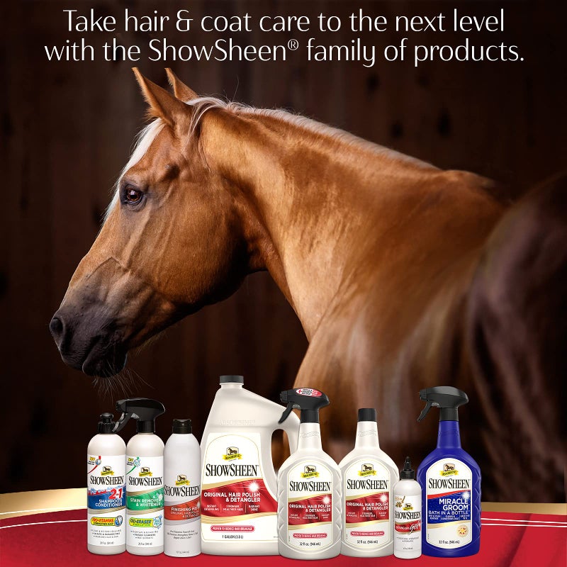 Absorbine ShowSheen Finishing Mist, Streak-Free Shine for Horses, Dogs, Livestock, 15oz - Image 4
