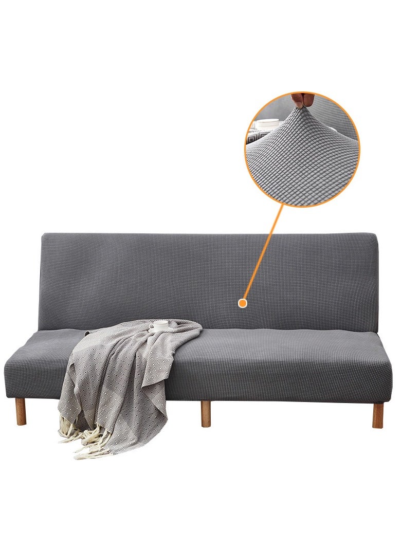 DUNISO 2 seater Sofa bed Cover,Without Armrests sofa cover,High weight fully wrapped elastic sofa cover with Corn silk fabric,Sofa protective cover, anti slip cover, furniture protector,Lying down, resting, for men, women, and children  - Image 2