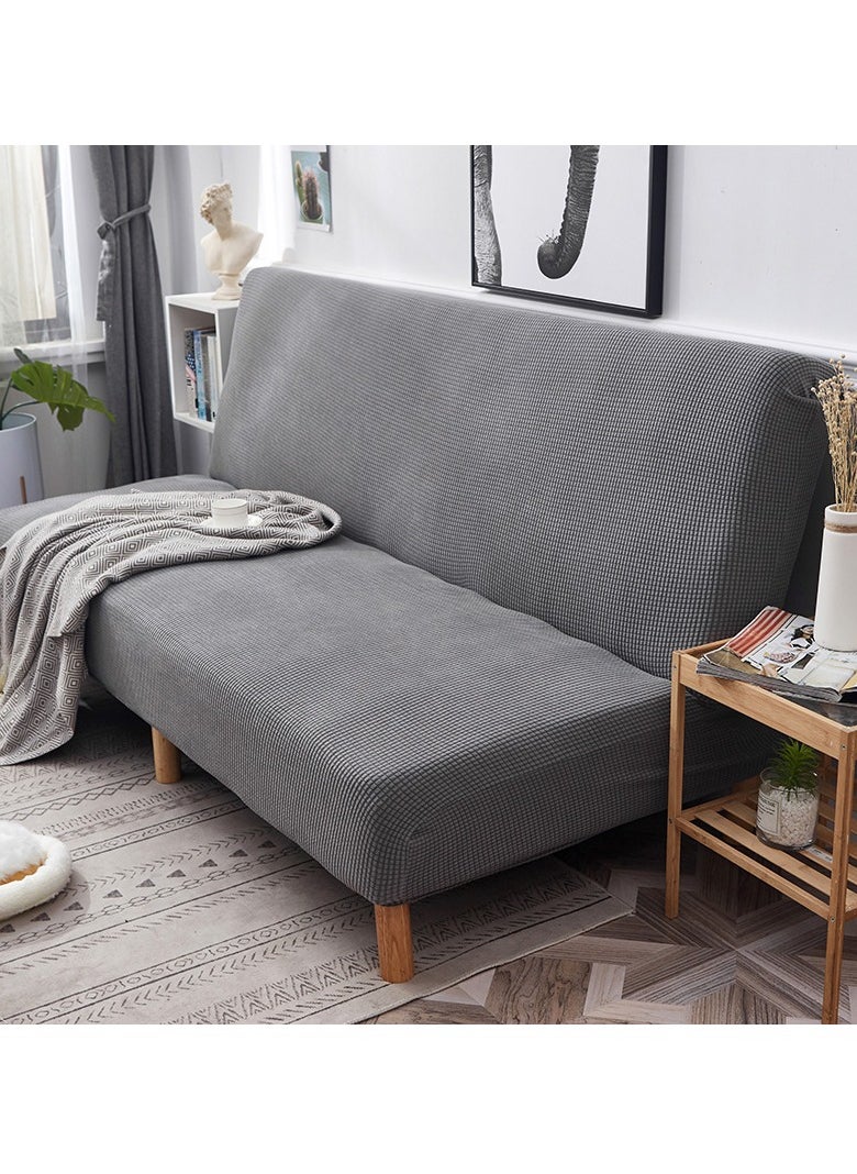 DUNISO 2 seater Sofa bed Cover,Without Armrests sofa cover,High weight fully wrapped elastic sofa cover with Corn silk fabric,Sofa protective cover, anti slip cover, furniture protector,Lying down, resting, for men, women, and children  - Image 3