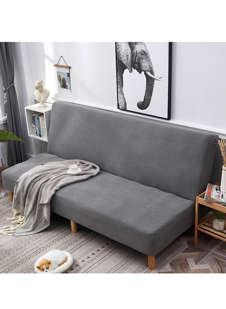 DUNISO 2 seater Sofa bed Cover,Without Armrests sofa cover,High weight fully wrapped elastic sofa cover with Corn silk fabric,Sofa protective cover, anti slip cover, furniture protector,Lying down, resting, for men, women, and children  - Image 4