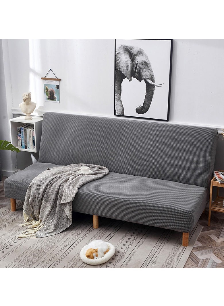 DUNISO 2 seater Sofa bed Cover,Without Armrests sofa cover,High weight fully wrapped elastic sofa cover with Corn silk fabric,Sofa protective cover, anti slip cover, furniture protector,Lying down, resting, for men, women, and children  - Image 5