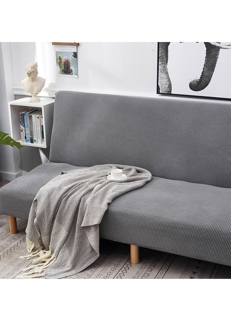 2 seater Sofa bed Cover,Without Armrests sofa cover,High weight fully wrapped elastic sofa cover with Corn silk fabric,Sofa protective cover, anti slip cover, furniture protector,Lying down, resting, for men, women, and children