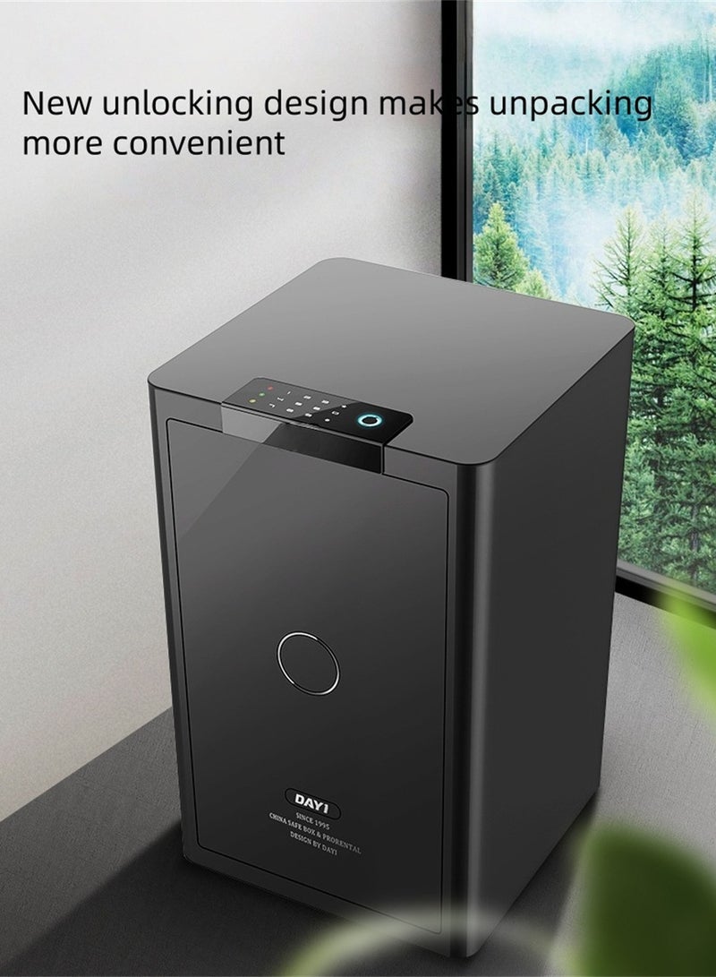 Dayi 60cm safe home office fingerprint recognition safe password all-steel hidden bedside safe - Image 4