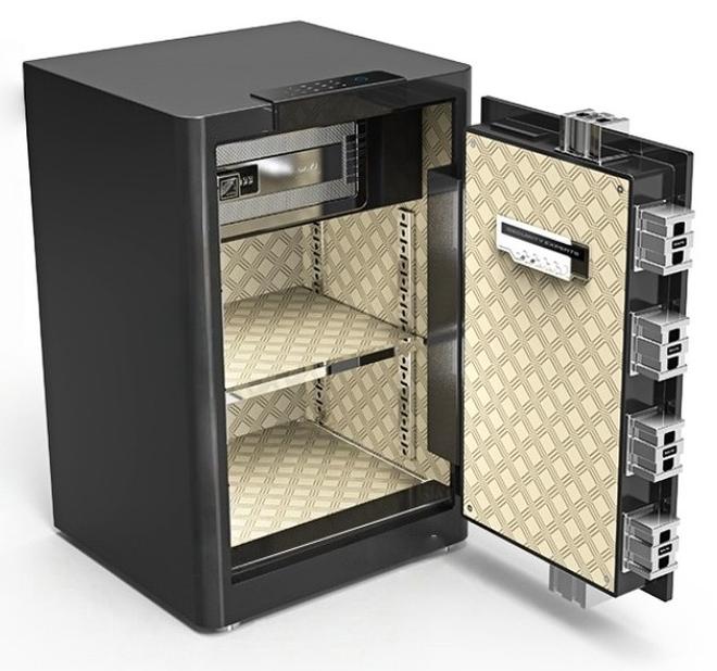 Dayi 60cm safe home office fingerprint recognition safe password all-steel hidden bedside safe - Image 1