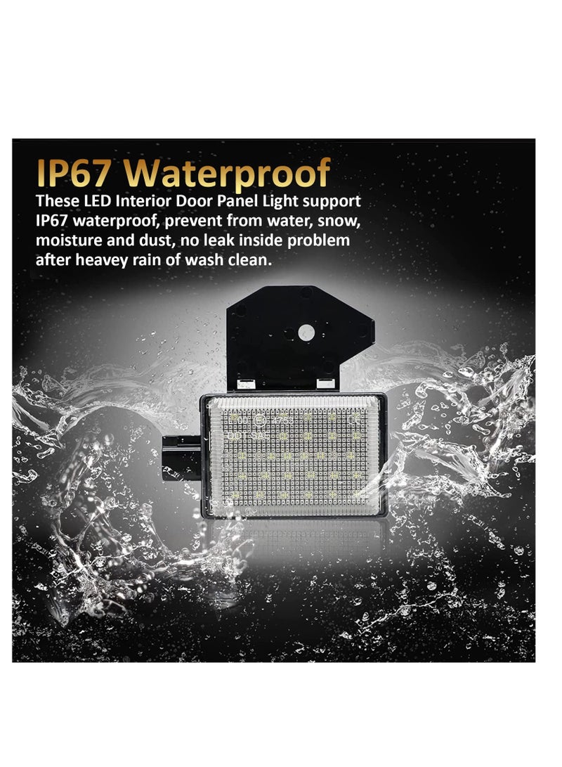 Excefore Under Hood Lights Assembly Lamp Kit, Compatible with Dodge Ram 1500 2500 3500 Dakota Charger Durango, Je-ep Wrangler Grand Cherokee Chrysler 300 Concorde, 6000K White Under Hood Lamp Kit - Image 5