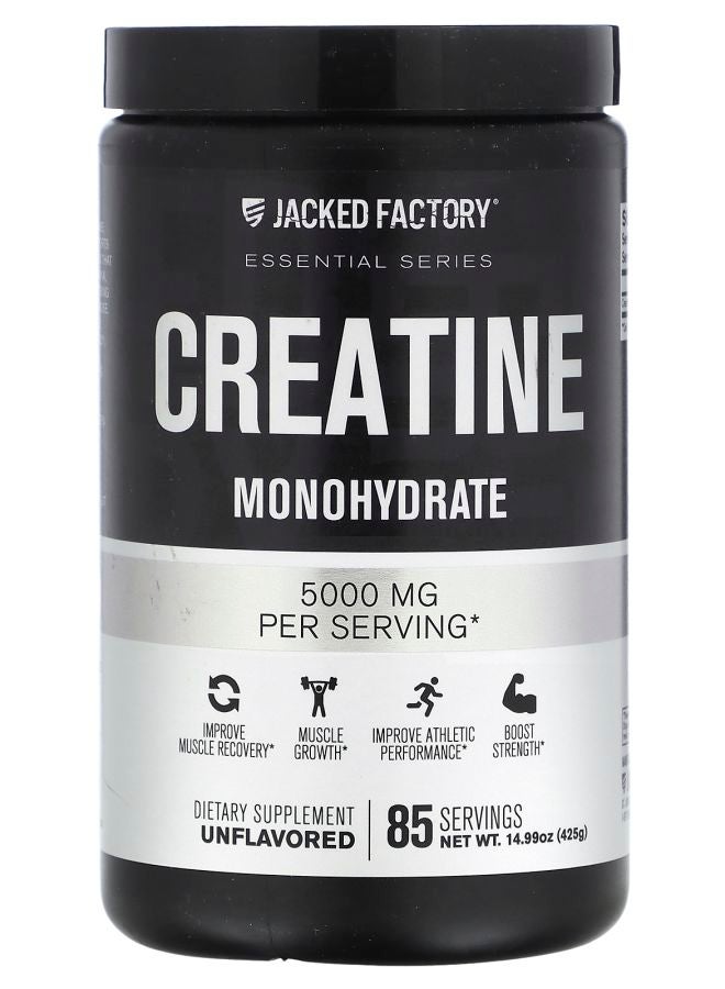 Jacked Factory Essential Series Creatine Monohydrate Unflavored 14.99 oz (425 g)