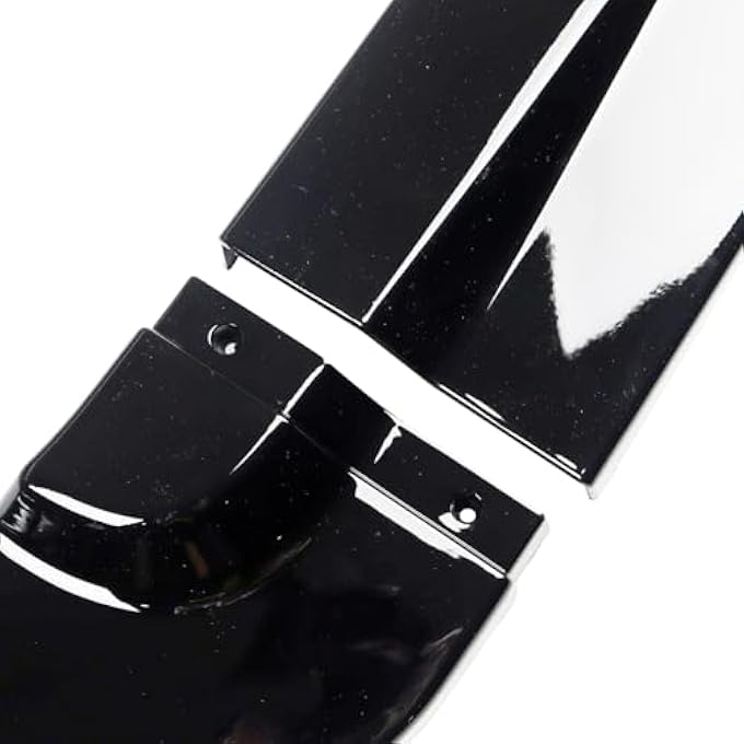 MUCO New Front Bumper Lips Compatible with Chevy Camaro Sedan 16 17 18 19 20 21 22 23 24 Car Front Spoiler-Gloss Black ZL1-Style Front Lip - 3pcs - Image 5