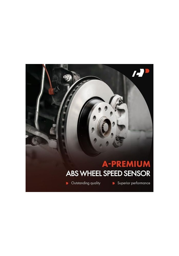 A-Premium APremium ABS Wheel Speed Sensor Compatible with BMW Models X3 20112017 X4 20152018 Rear Driver and Passenger Side 2PC Set Replace 34526788645 34526855050 - Image 3