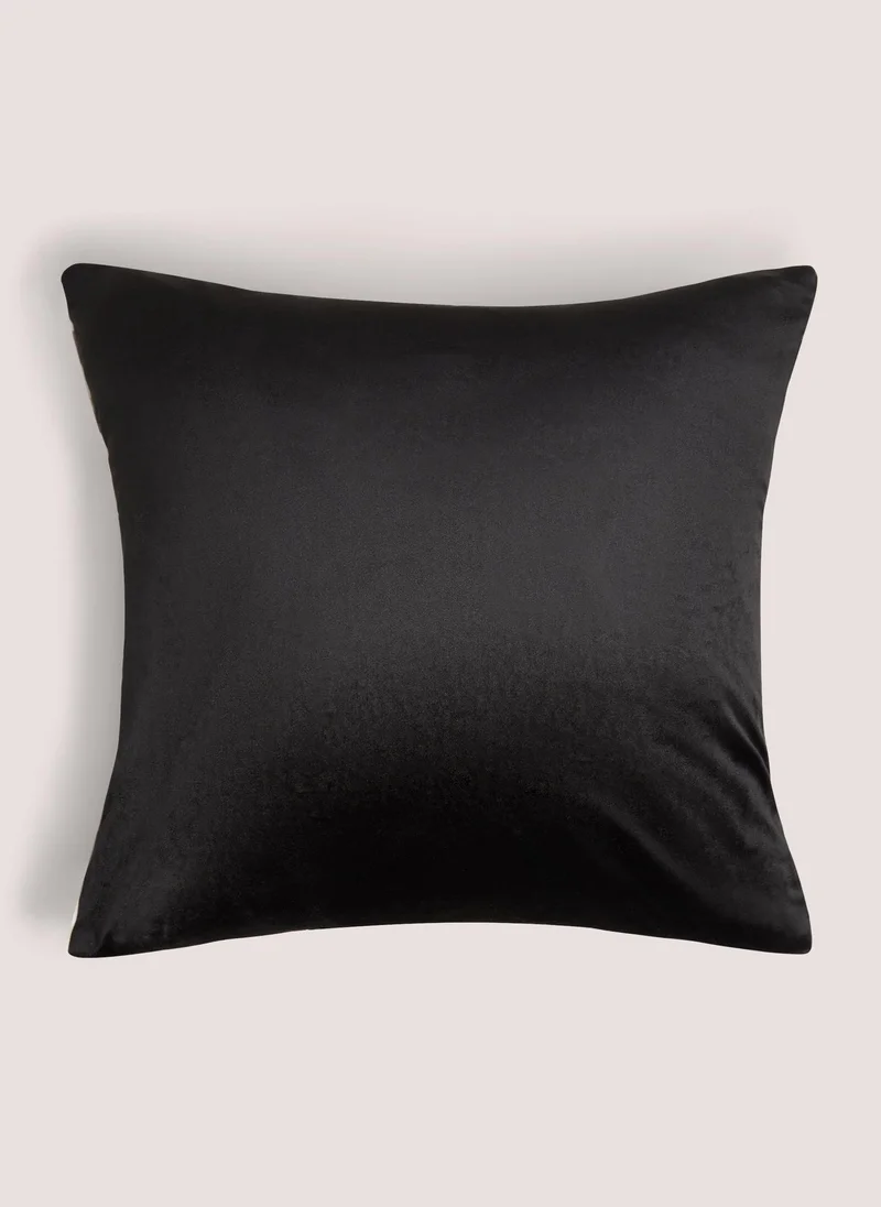 ماتلان Monochrome Colour Block Cushion Black