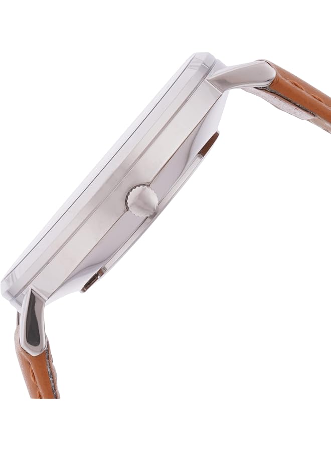 لوراس ساعة كوارتز كلاسيكية للرجال بسوار جلدي Rh903Lx9 - Image 3