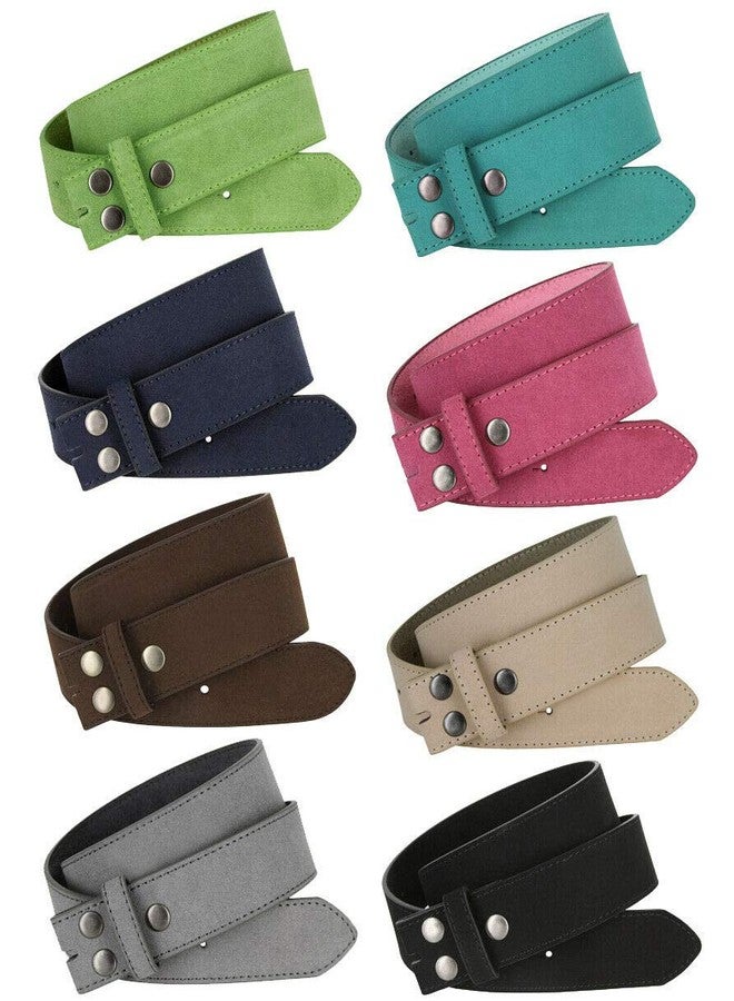 بيلتس.كوم حزام جلد سويدي كاجوال للرجال، عرضه 1 1/2 بوصة (بني، 40) - Image 5