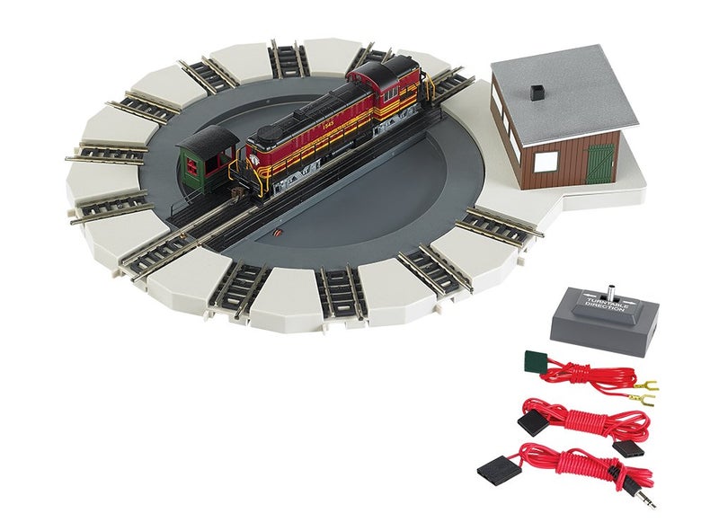 Bachmann Industries Motorized Turntable Train Car N ScaleSilver
