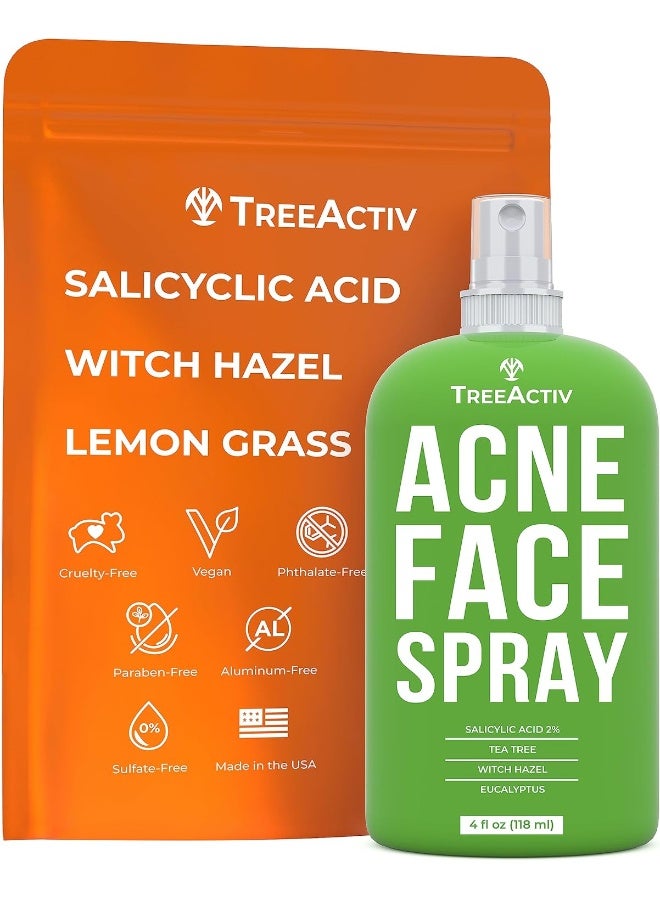 TreeActiv Acne Treatment Face Spray, 4 fl oz - Image 1