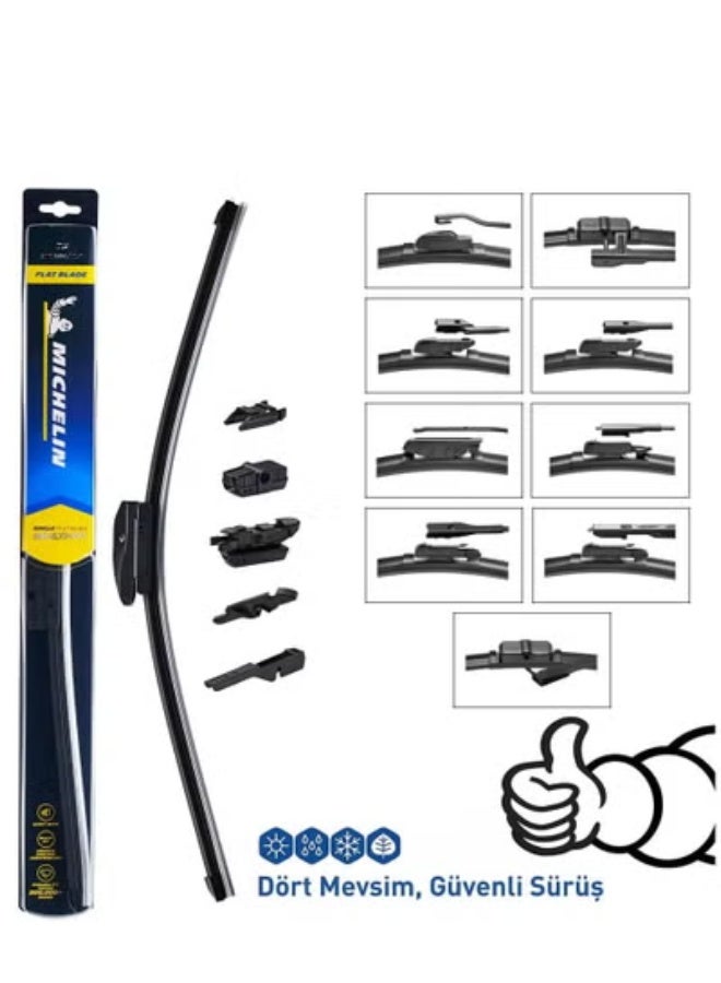 Michelin Single Flat Wiper Blade Multi Fit 500mm / 20 - Image 2