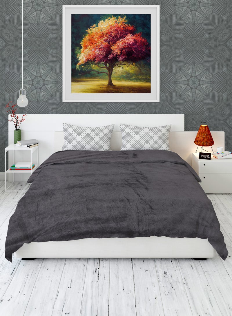 PARAJOHN بطانية صوف فلانل للجنسين من باراجون، مفردة لجميع المواسم، بطانية ناعمة ودافئة للسرير والأريكة، بطانية صوف فلانل مريحة وناعمة، مقاس (160 × 220) - Image 1