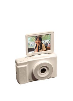Generic 6400W HD Flip Screen Micro Single Digital Camera Card Machine Shooting Camera Student Entry Level CCD Camera-Body Color:White (flip Screen) Does Not Include Memory Card  - Image 4