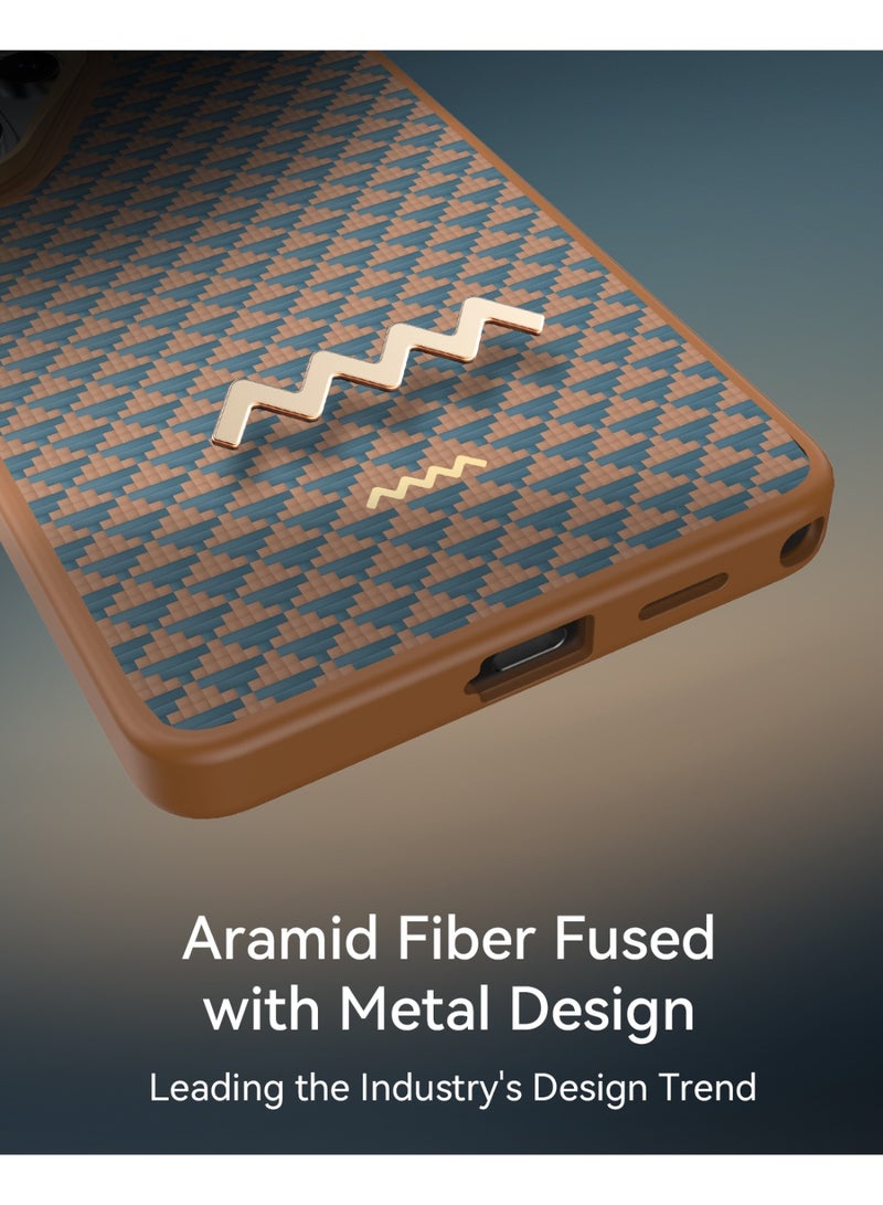 RAPTIC حافظة أراميد دوال لهاتف سامسونج جالاكسي S26 ألترا [متوافقة مع MagSafe] ألياف أراميد 1500D [مُختبرة ضد السقوط بمعيار عسكري حتى 13 قدم] غلاف هجين مع ممتص صدمات TPU - مصير - Image 5