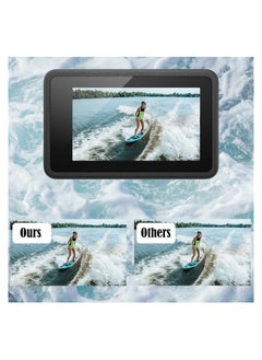 GUDOO Screen Protector For DJI Action 4Tempered Glass for DJI OSMO Action 4 Camera - Includes Tempered Glass LCD Display Film Lens Protector and Silicone Lens Cap Cover 0.3mm 9H Hardness Anti-Scratch Anti-Bubble (6+2 Pack)  - Image 5