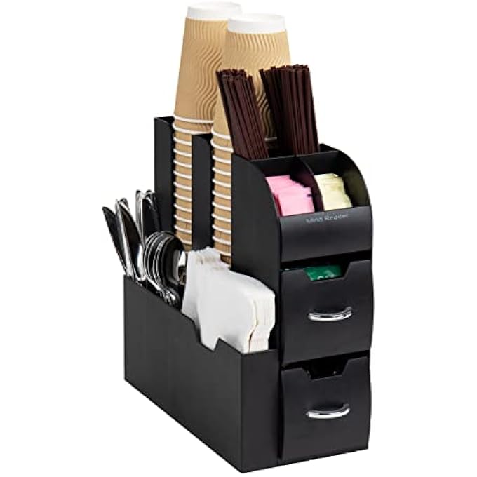 مايند ريدر منظم توابل القهوة والملحقات، أسود - Image 2