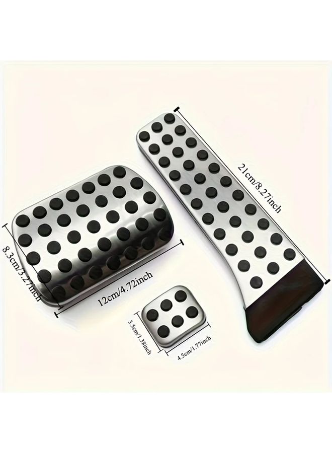 Car Stainless Steel Foot Pedal Covers For Throttle And Brake Pedals - Image 2